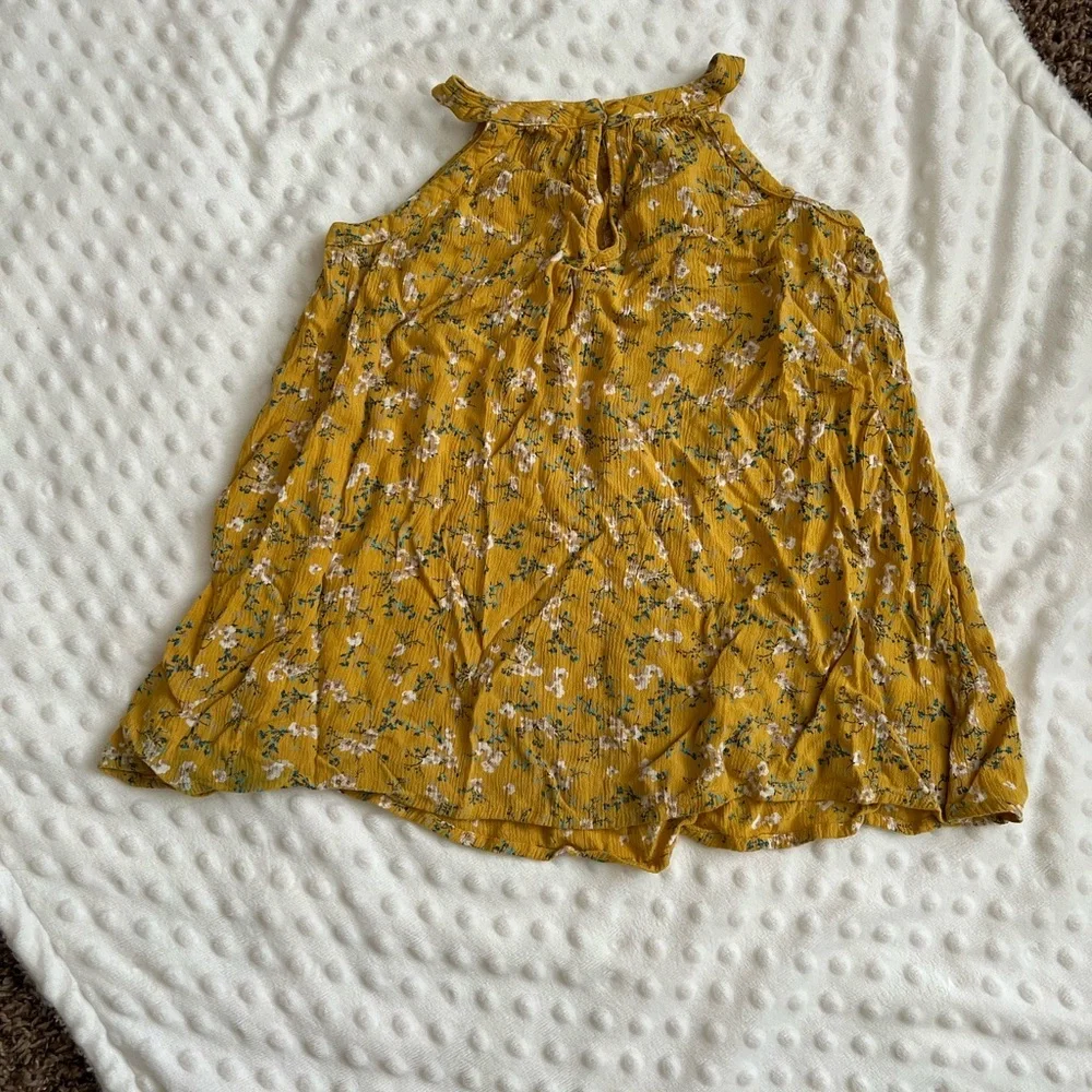 Toddler Old Navy Floral Yellow Dress